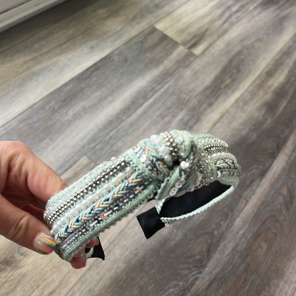 Embellished Headband with Silver Accents - Picture 3 of 6